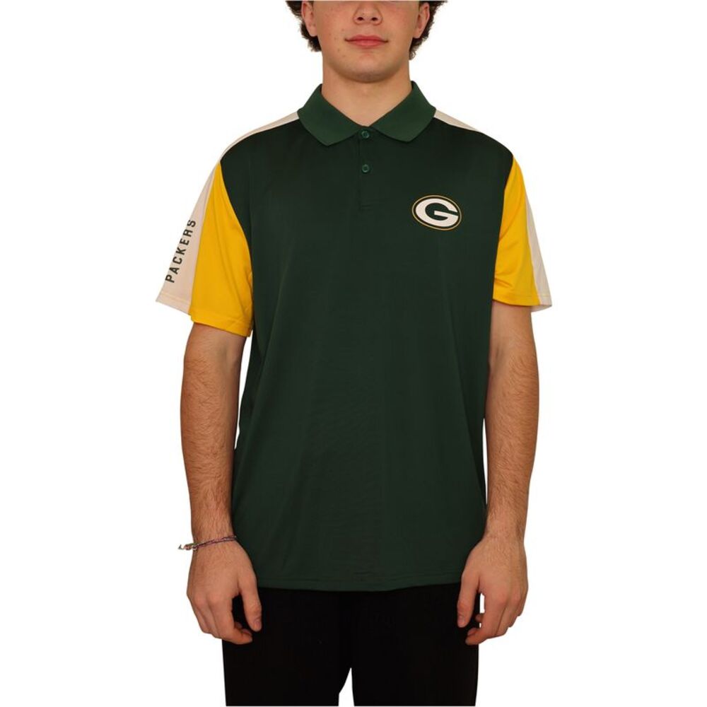 MSX Mens Green Bay Packers Polo Shirt, SAM